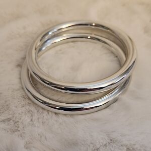 2/$10 - NWOT Silver Bracelets set of 2
